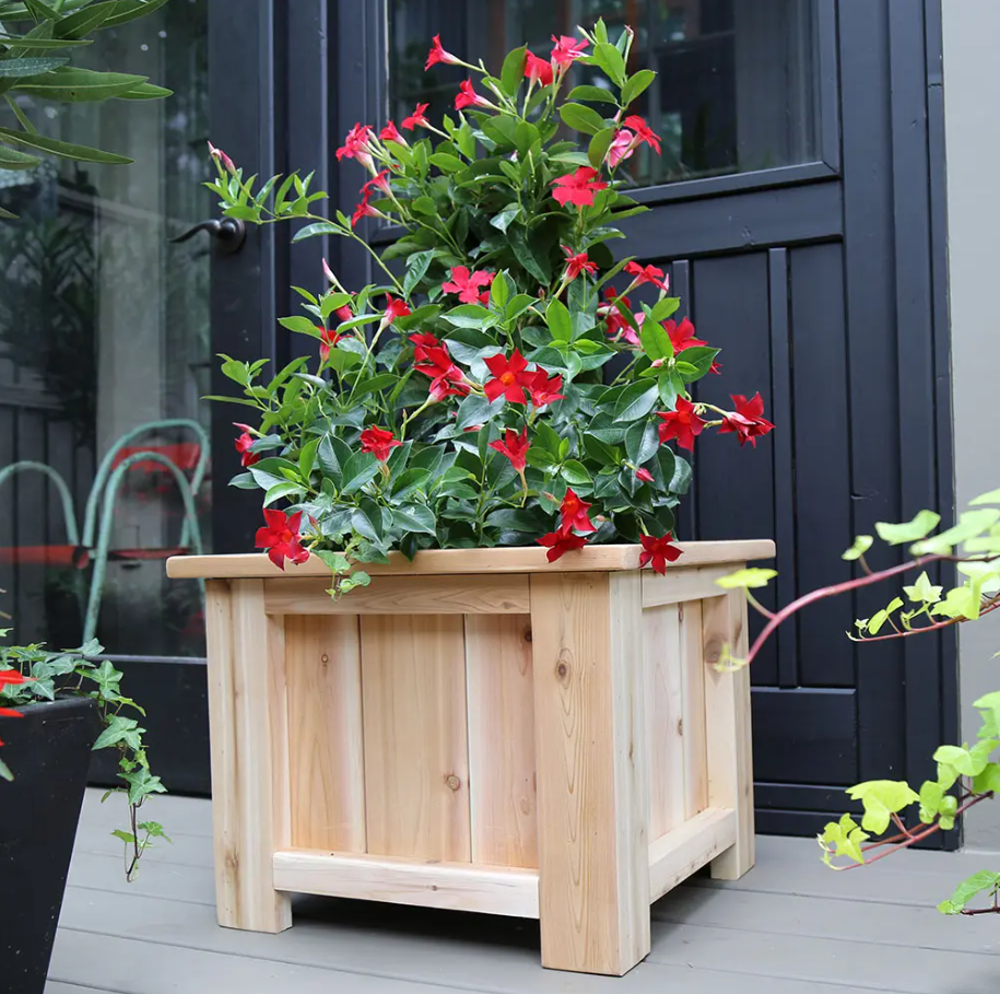 Build a Cedar Square Planter
